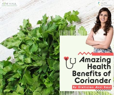 coriander leaf diet benefits Avni Kaul