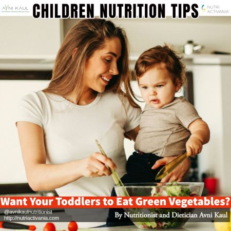 Want Your Toddlers to Eat Green Vegetables?