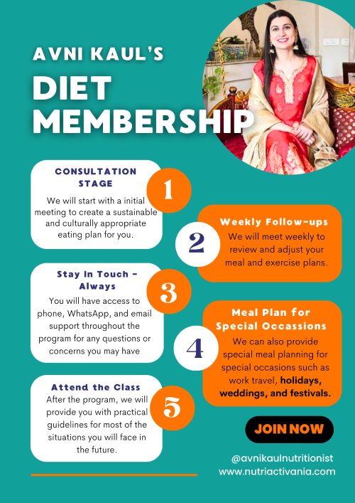 Avni Kaul Diet Membership