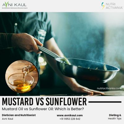 best cooking oil mustard or sunflower dietician Avni Kaul