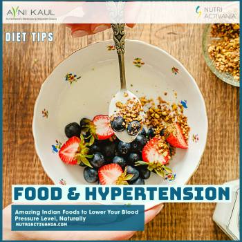 diet program for hypertension by Dietician Avni Kaul