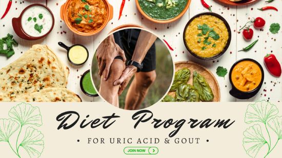 diet program for uric acid gout by Avni Kaul