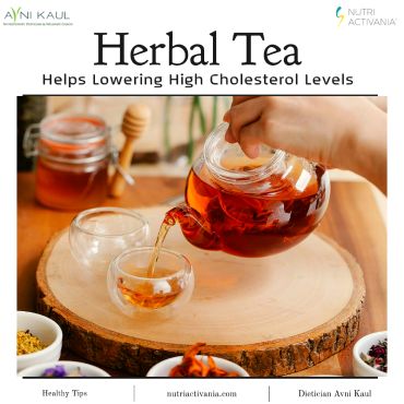 diet benefits herbal tea down cholesterol
