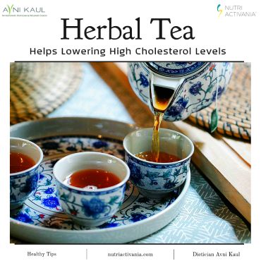 diet benefits of herbal tea down cholesterol