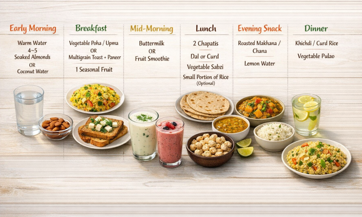 Indian diet plan for fist trimester