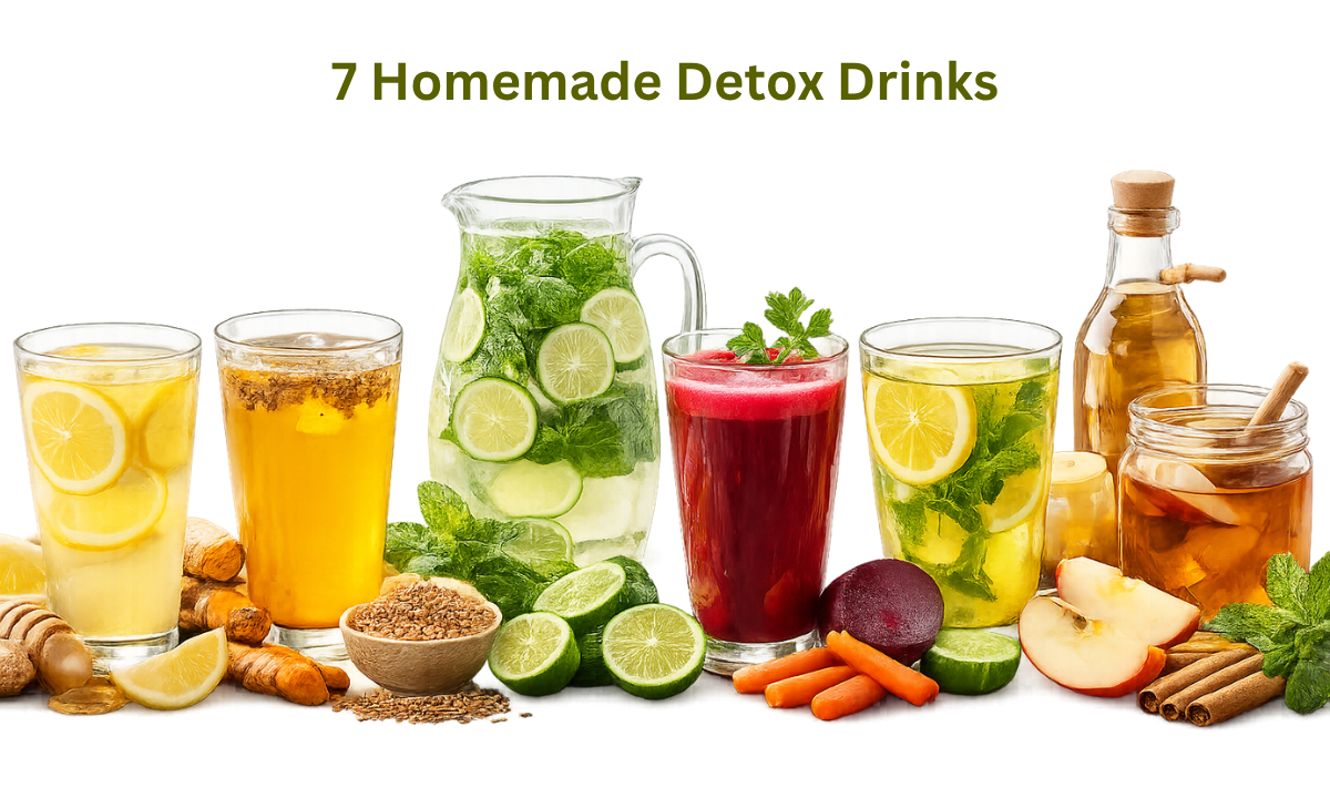 7 Homemade Detox Drinks