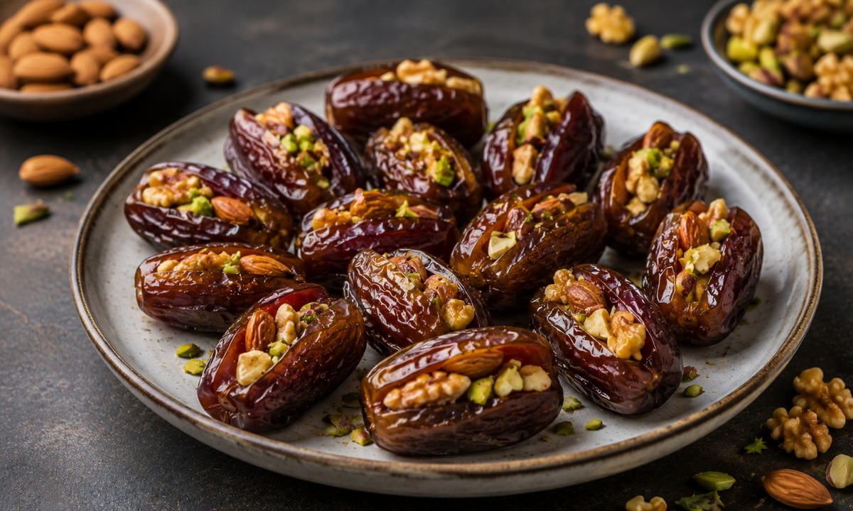 Stuffed Dates with Nuts