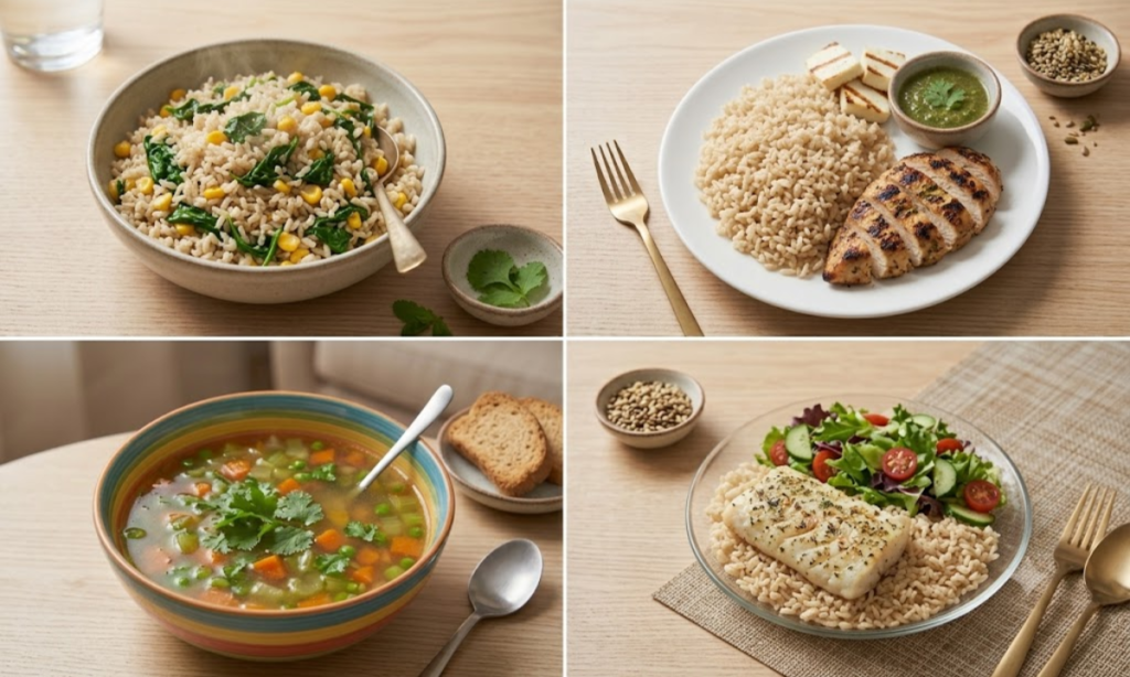 Brown Rice with Protein diet