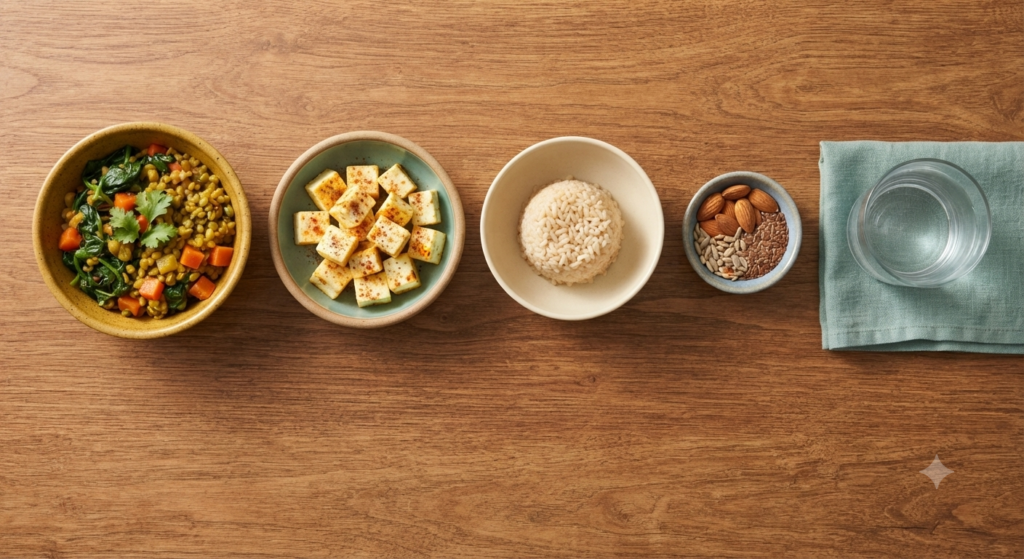 High-fibre vegetables