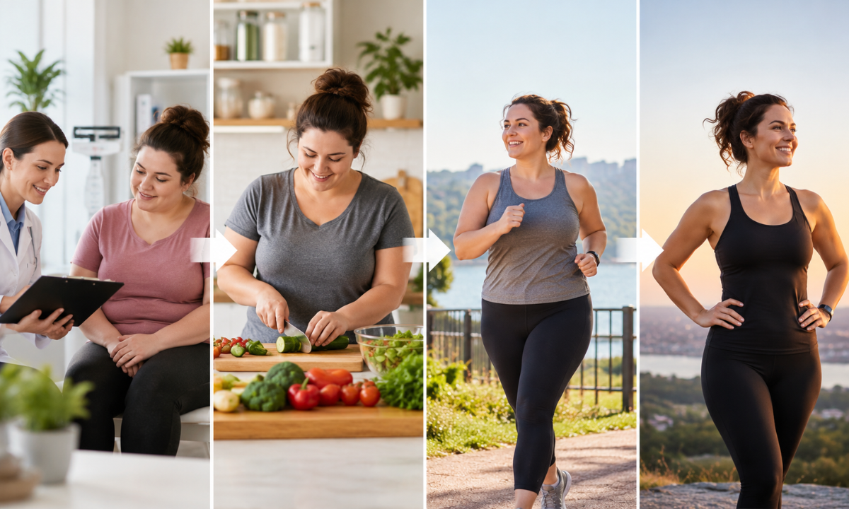 From initial assessment and goal setting to weight loss and maintenance.