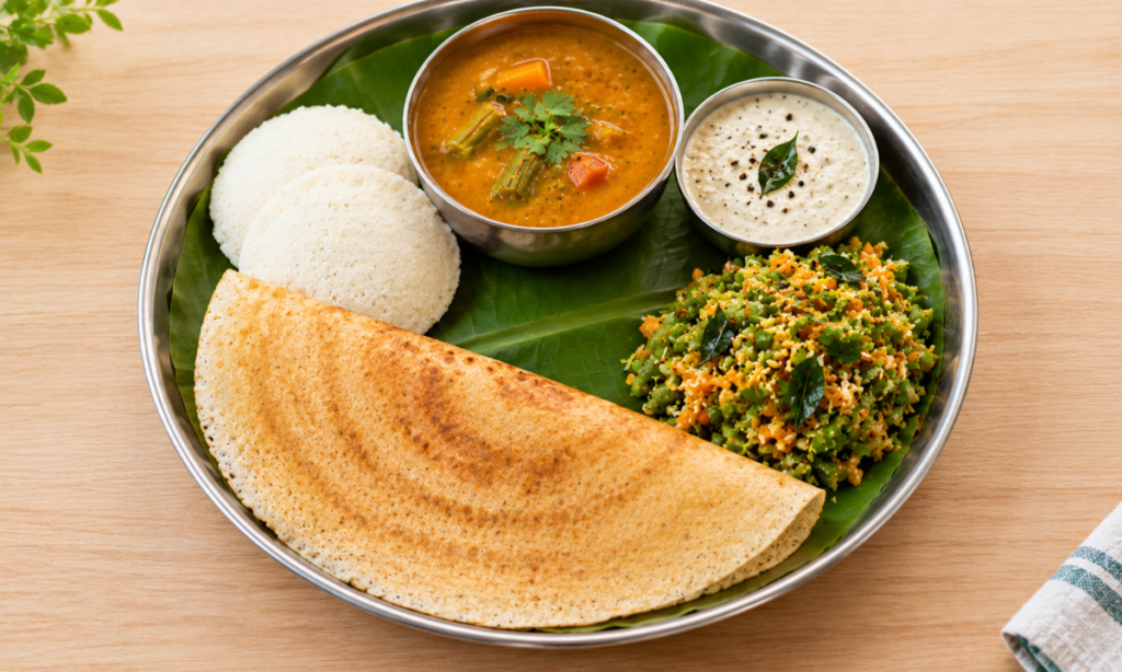 South Indian diet plan for healthy weight loss.