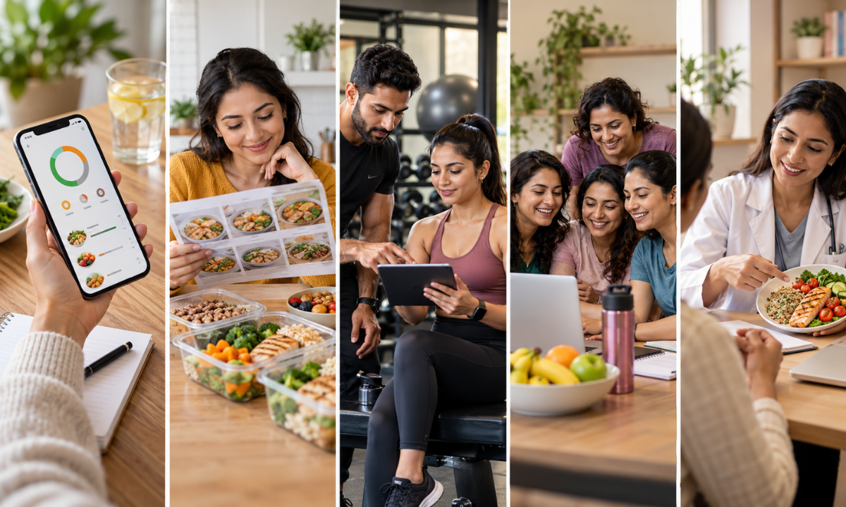 Overview of online nutrition coaching, meal planning, and personalized diet programs.